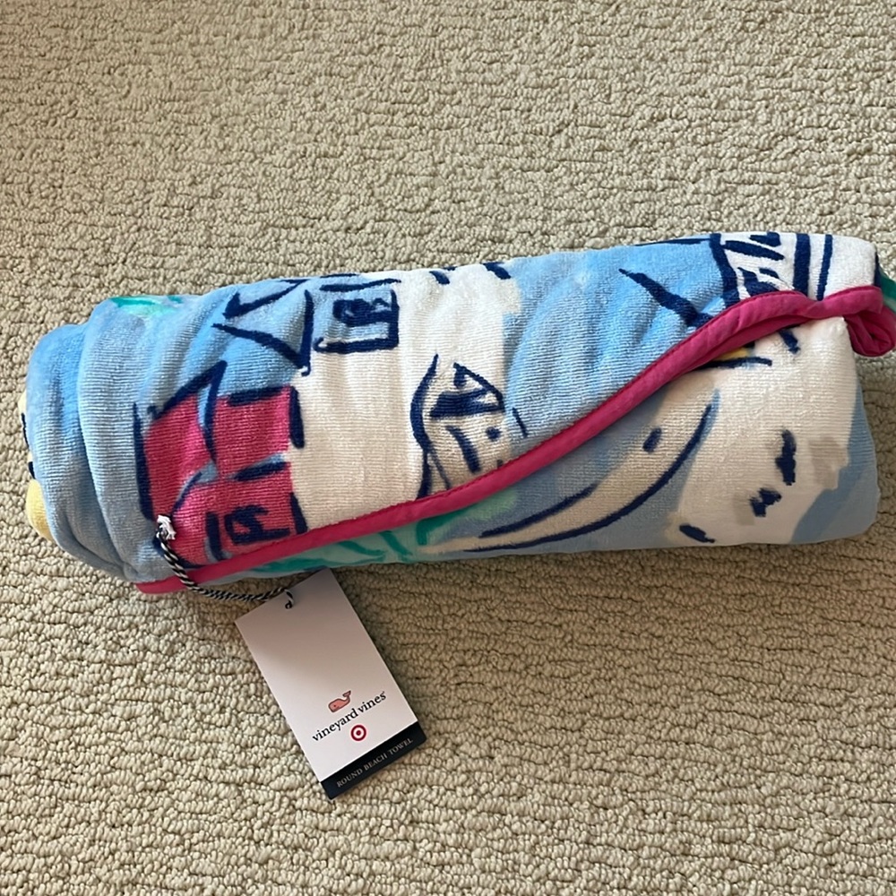 Vineyard Vines x Target Round Beach Towel